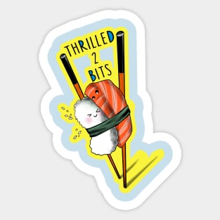 Kawaii sushi dancing Sticker